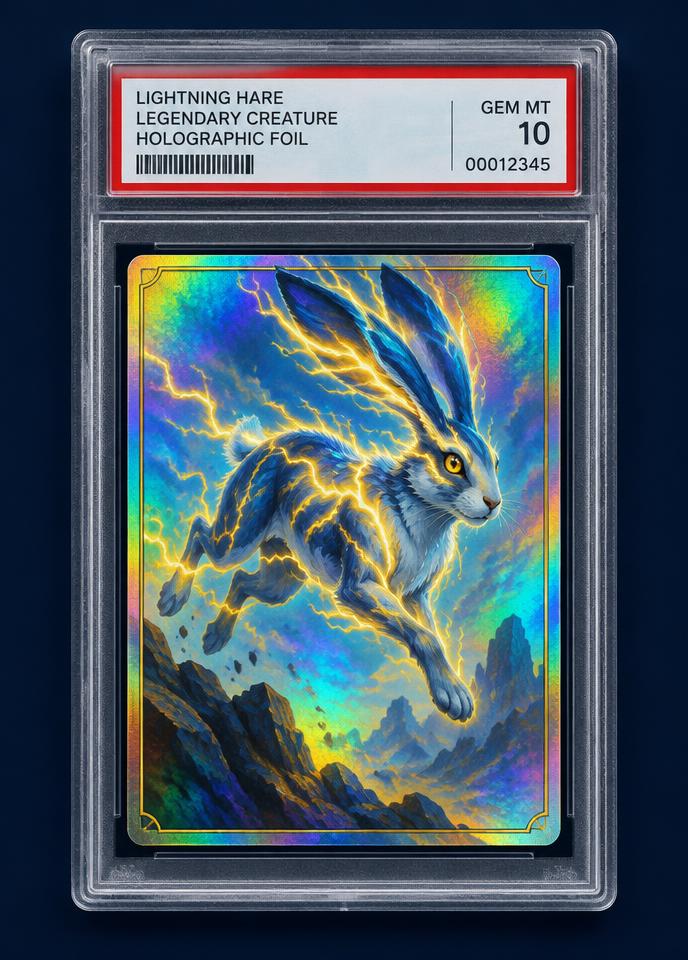 2016 #003 Lightning Hare Holo