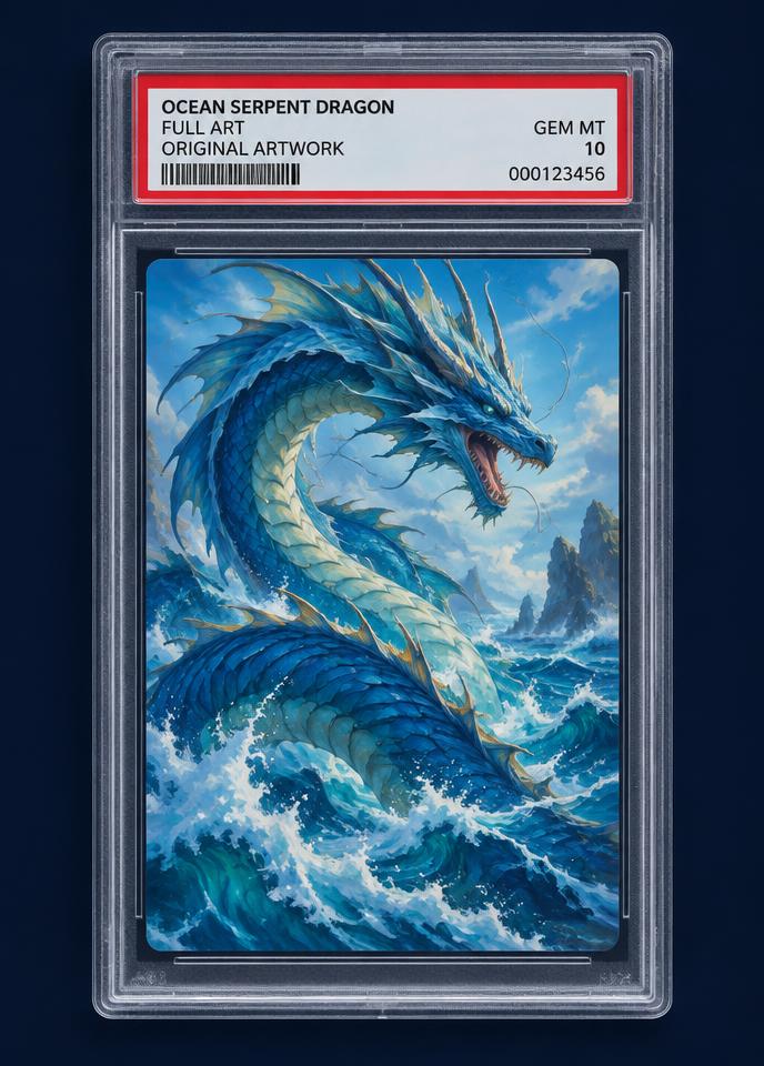 2017 #020 Ocean Serpent Full Art